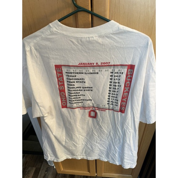 2007 Ohio State Buckeyes "BCS CHAMPIONSHIP" Tostitos Tee Shirt, Size XL - Picture 2 of 4